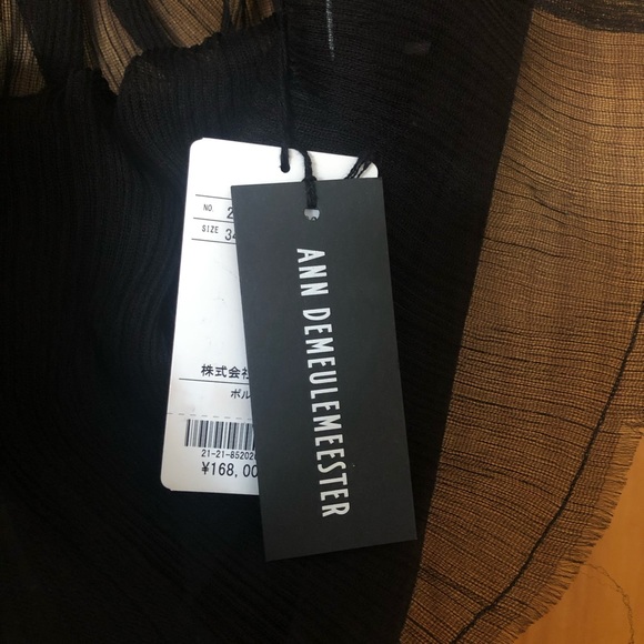 Ann Demeulemeester black silk dress - Picture 4 of 7